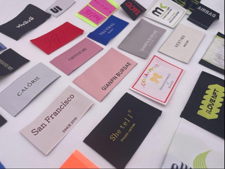 Woven garment labels